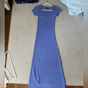 STAUD Camden maxi dress in blue
